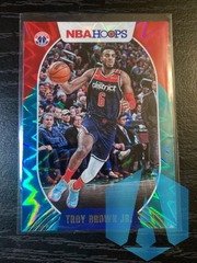 2020-21 Panini NBA Hoops Teal Explosion Troy Brown Jr #27 Washington Wizards